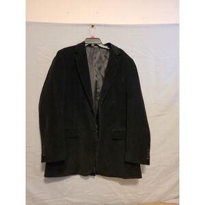 Saddlebred Corduroy Blazer  Men's‎ Size 44L Coat Black